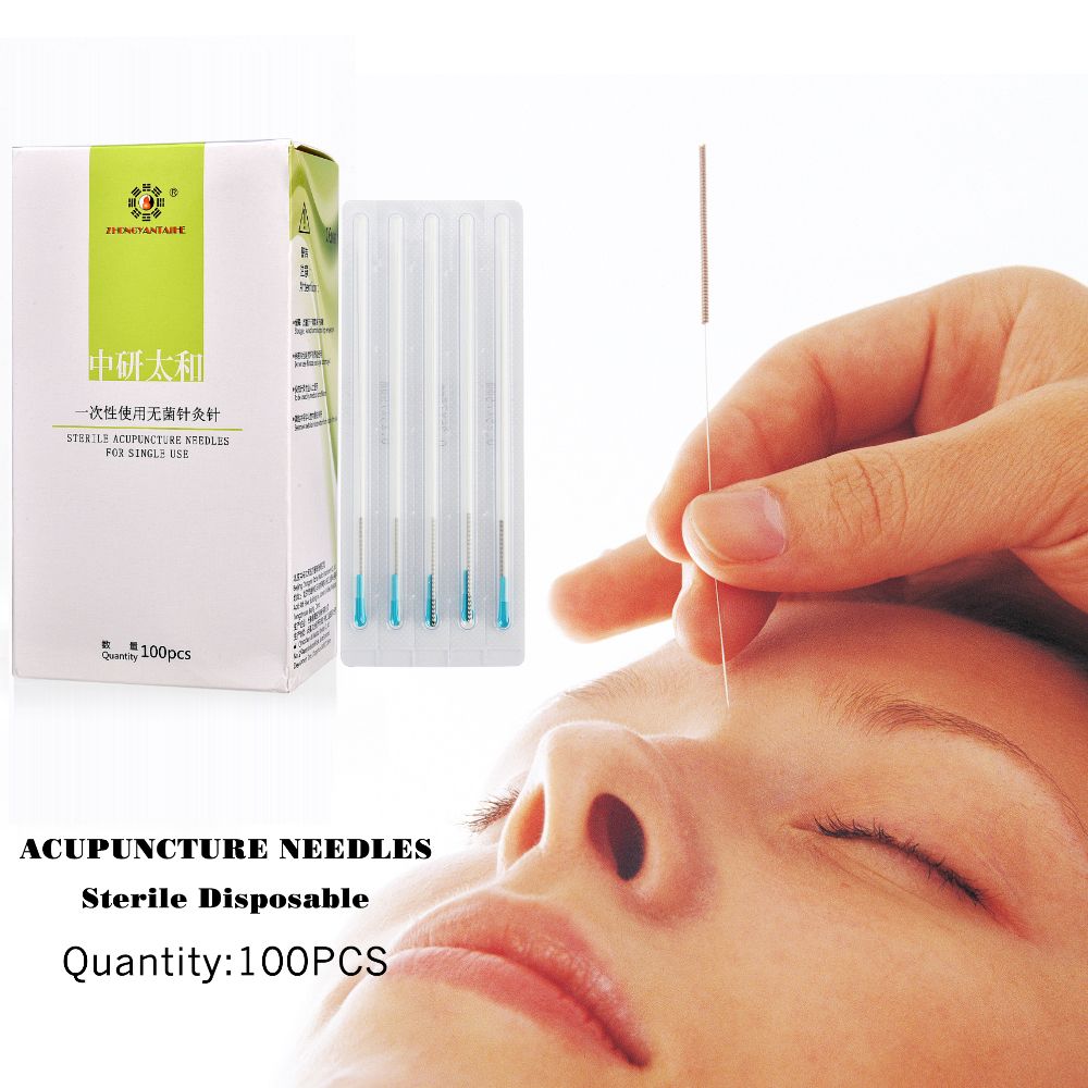 Disposable Acupuncture Acupuncture Beauty Needle Needle Massage Tube SPA Care 100pcs Authentic Needles Sterile Health Needle