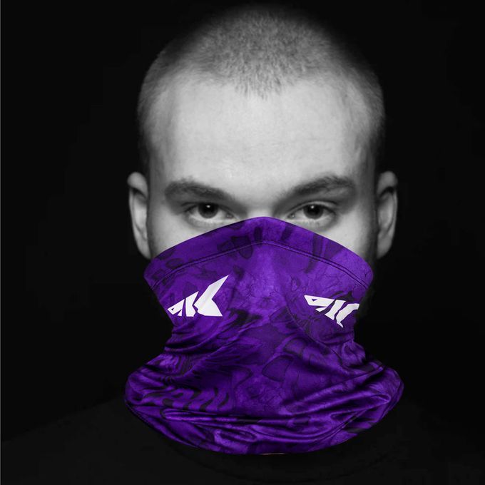 Cycling Face Cover Purple