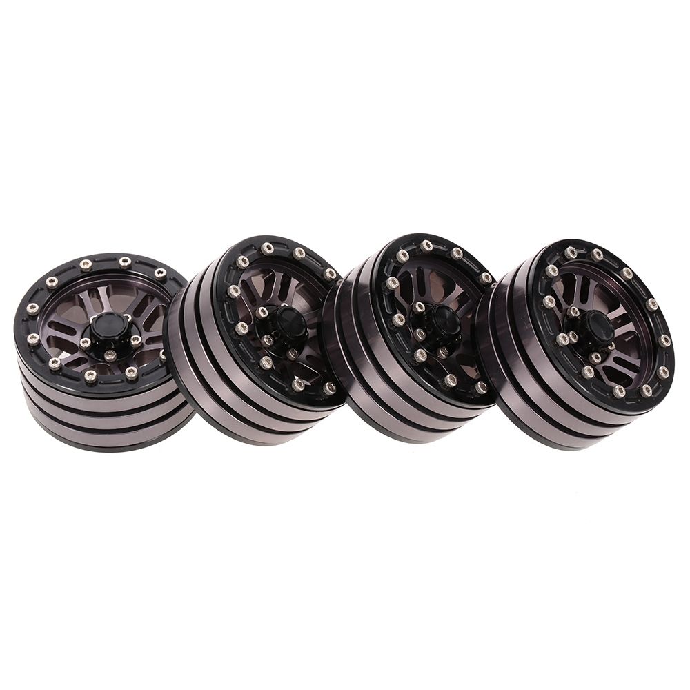 4pcs 1/10  Metal Alloy 1.9" Wheel Rim Beadlock For 1/10