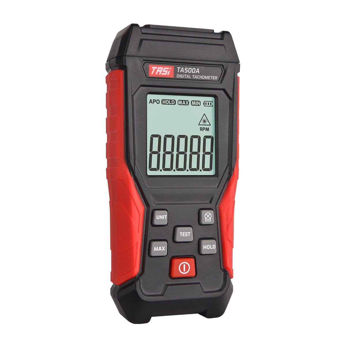 TASI Digital Tachometer Non-Contact Mini RPM Tester Meter LCD Display Handheld Digital Tachometer for Motor Wheels Lathe Car Making