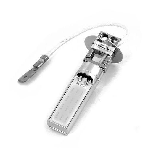 2 Pcs H3 15W LED COB DRL Lamp White Xenon Driving Head