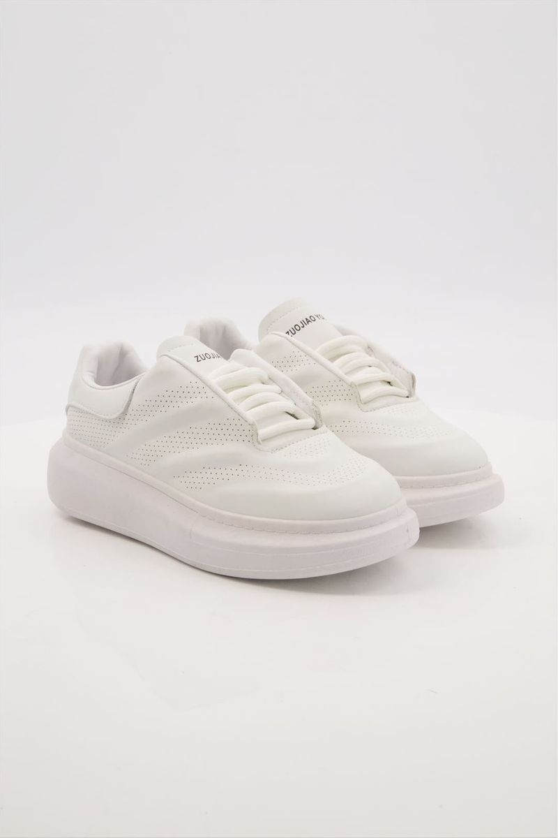 White Fashionable Sneakers