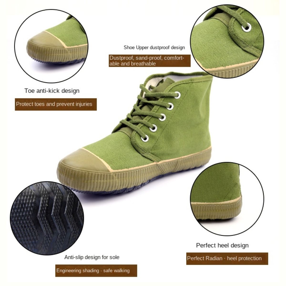 Lightweight Canvas Work Shoes And Boots