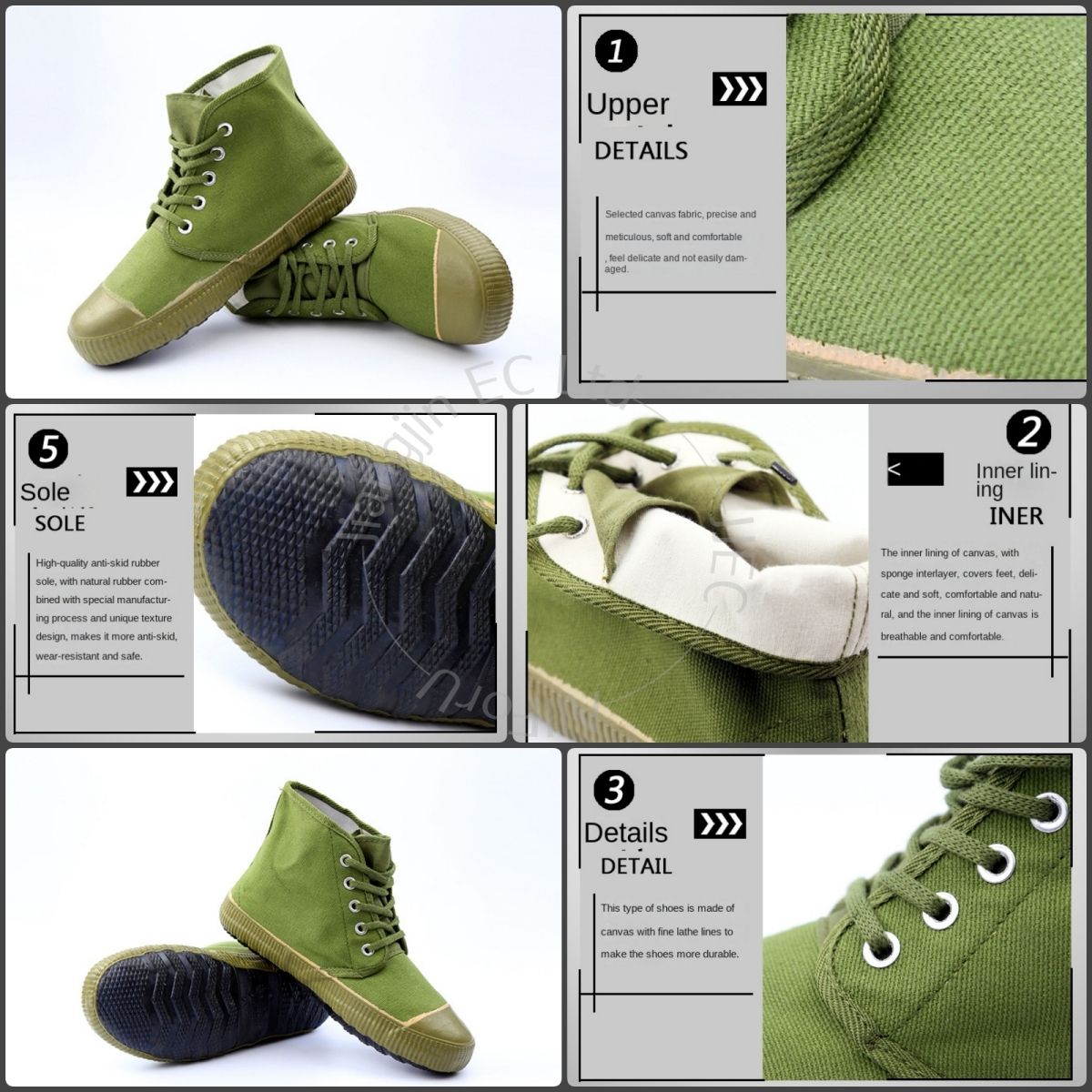 Lightweight Canvas Work Shoes And Boots