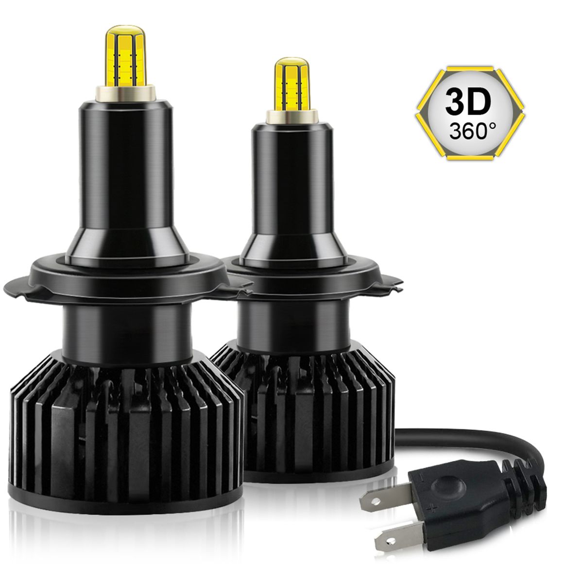 Car Led Headlights Bulbs Driving Light Headlamp 360 Degree