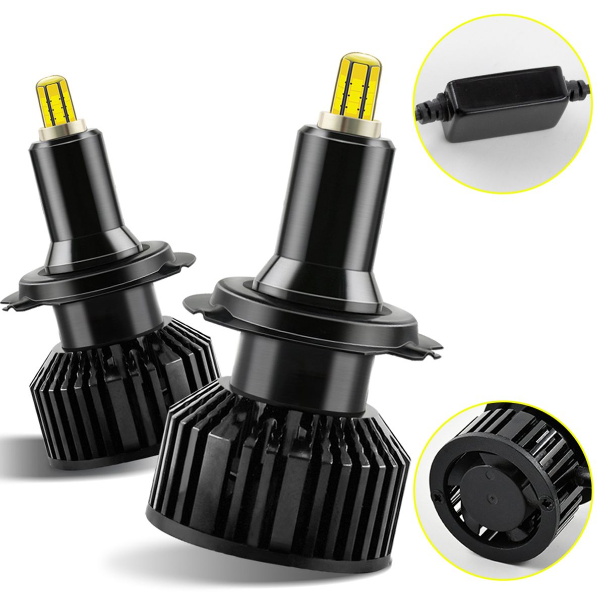 Car Led Headlights Bulbs Driving Light Headlamp 360 Degree