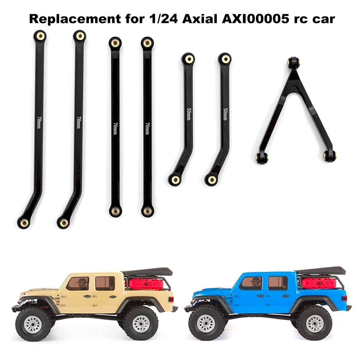 Rc Car High Clearance Chassis Links Sets Aluminum Alloy Rod