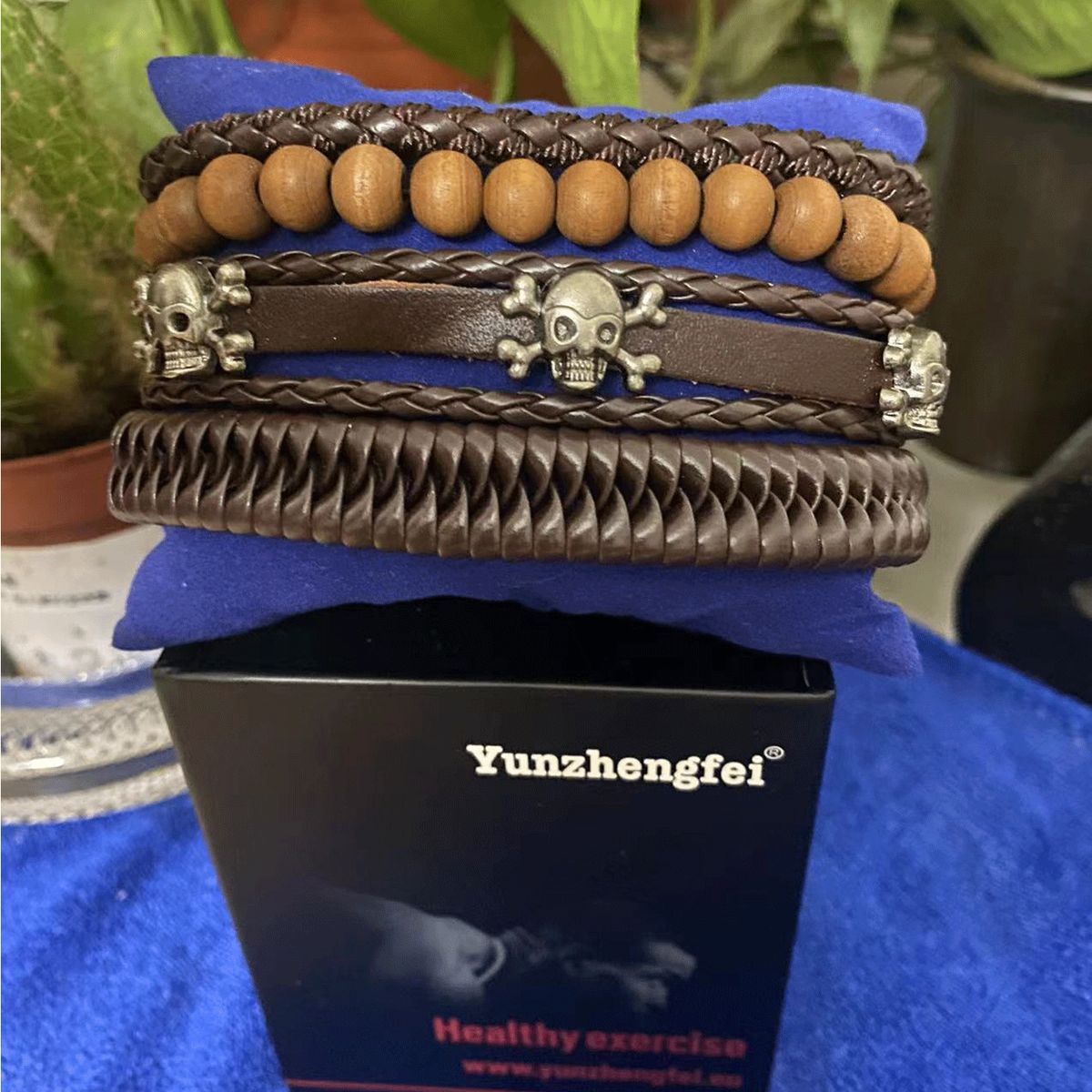 Set Of 4 Braided Leather Bracelets The Prince Of Thieves
