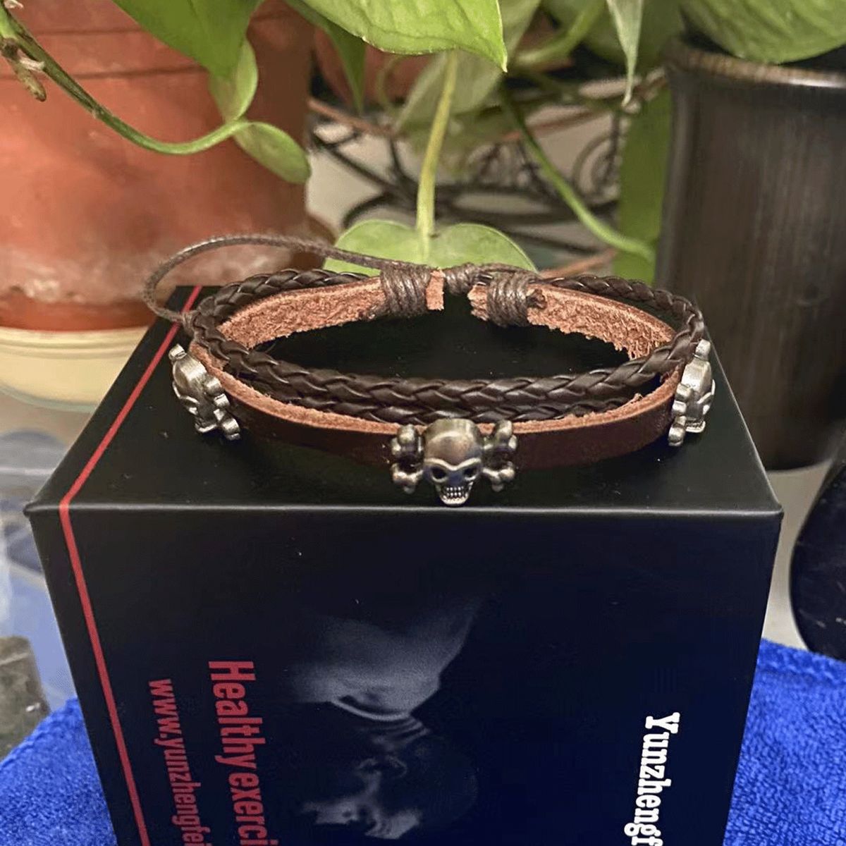 Set Of 4 Braided Leather Bracelets The Prince Of Thieves