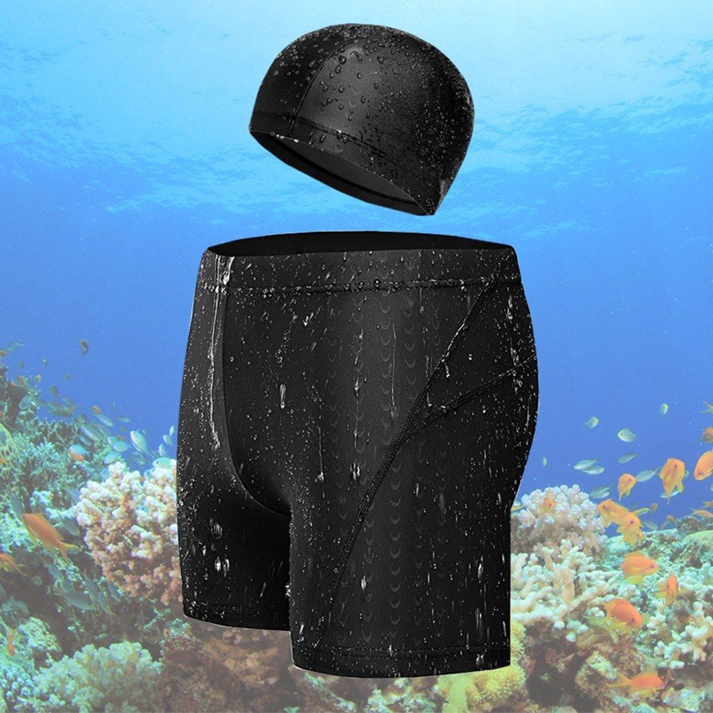 Men Adjustable Drawstring Swim Shorts Board Shorts Swimwear