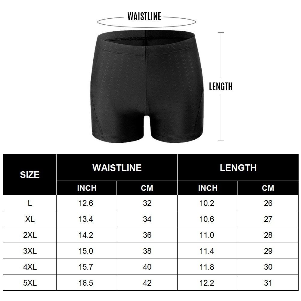 Men Adjustable Drawstring Swim Shorts Board Shorts Swimwear
