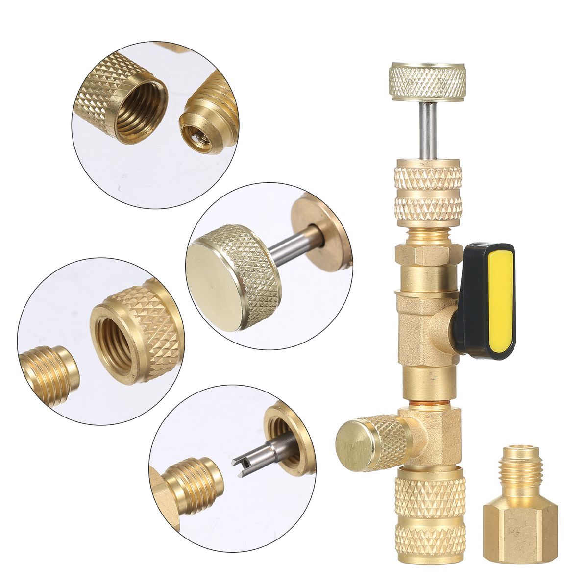 Valve Core Remover Installer Tool With Dual Size SAE 1/4
