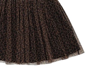 Brown Animal Print Tutu Skirt