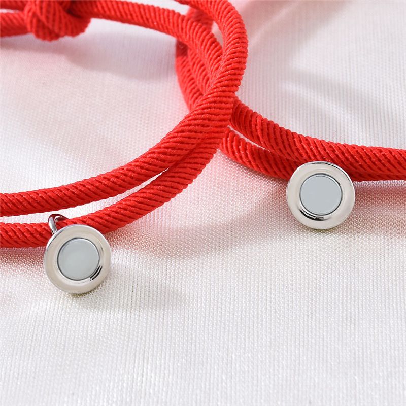 2Pcs/Set Couple Magnetic Bracelets Gift For Best Friends Lovers Valentines