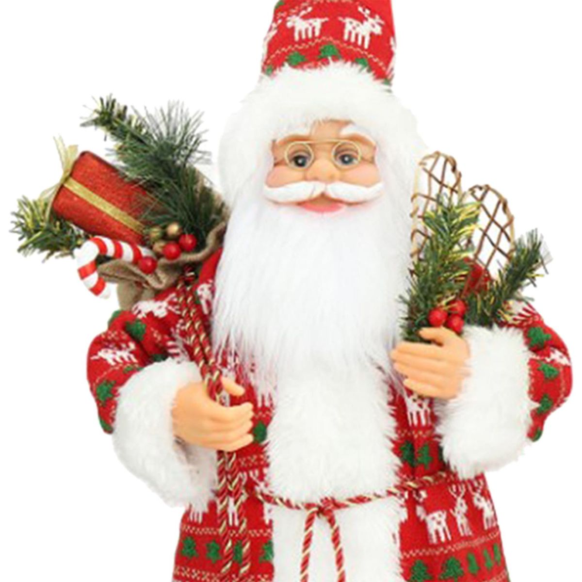Santa Claus Figures Desktop Decoration Xmas Ornament For Home Style 3