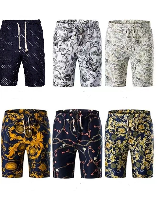 {MijaGrace} Men's Casual Floral Shirt & Shorts Set - Gold