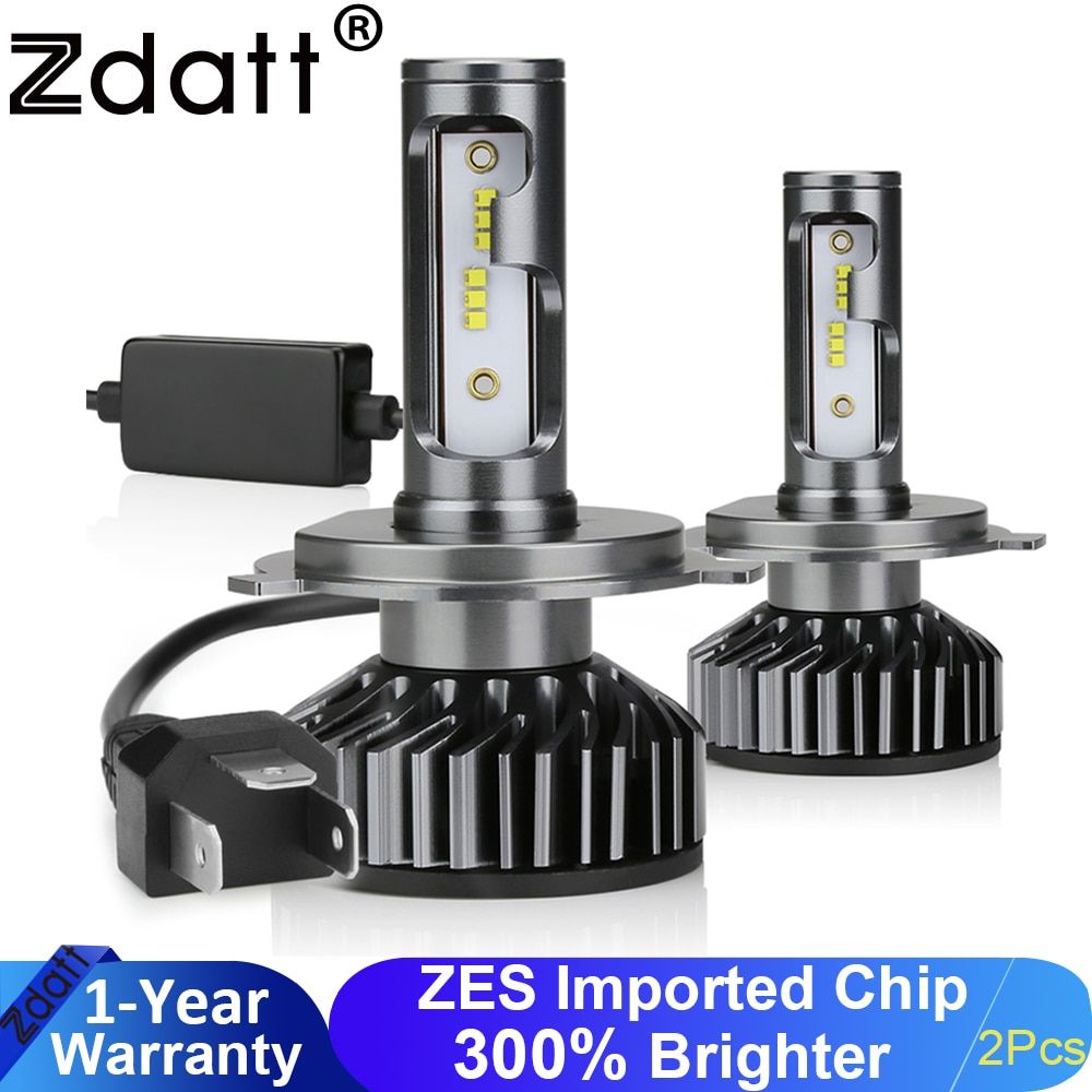 Zdatt LED Canbus Headlight Led 12V Turbo Auto Fog Lights 20000LM 100W Car Moto Bulb H1