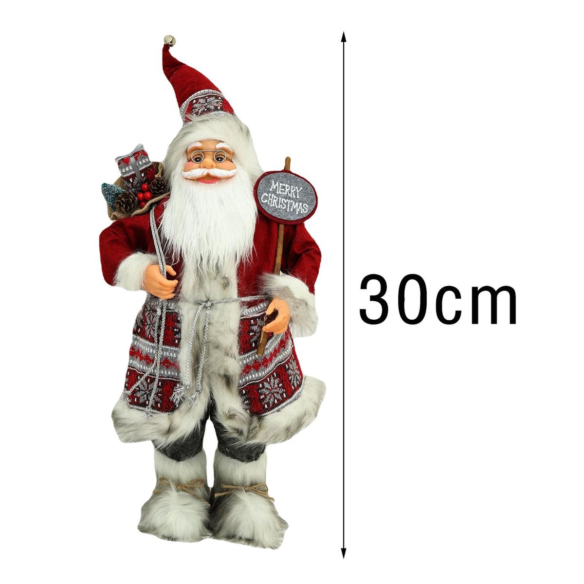 Simulation Santa Claus Figures Desktop Decoration Standing Style 1