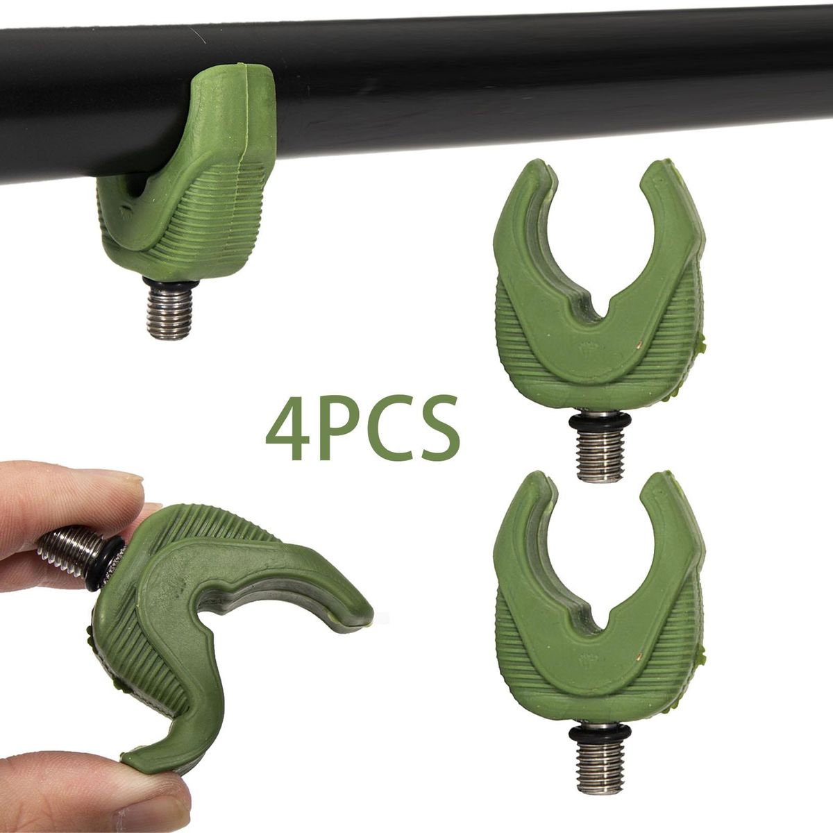 Portable Fishing Rod  Rest Gripper Pod Stand  Green