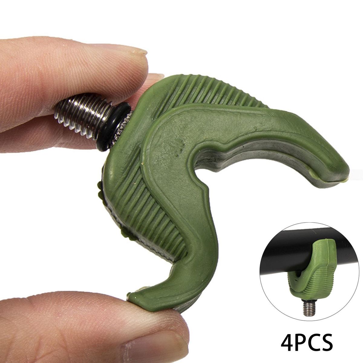Portable Fishing Rod  Rest Gripper Pod Stand  Green