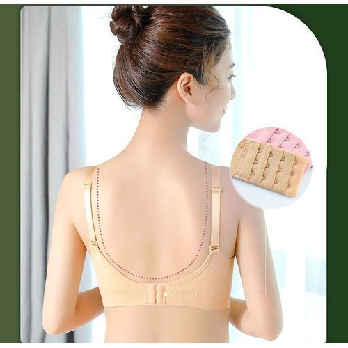 Removable Padded Breathable Feeding Bras Seamless Maternity Nursing Bra