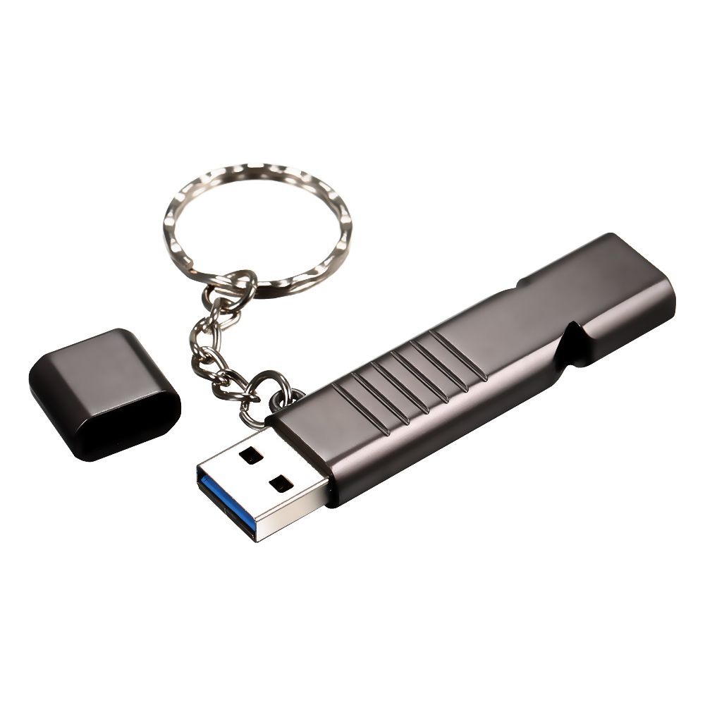 128GB USB3.0 U Disk Whistle USB Flash Drive 2-in-1 Design