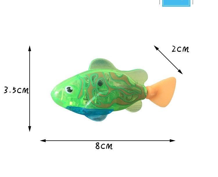 Hot selling electric fish swimming electronic pet fish simulation magical machine induction fish play water bath toy fish pink (without lights)