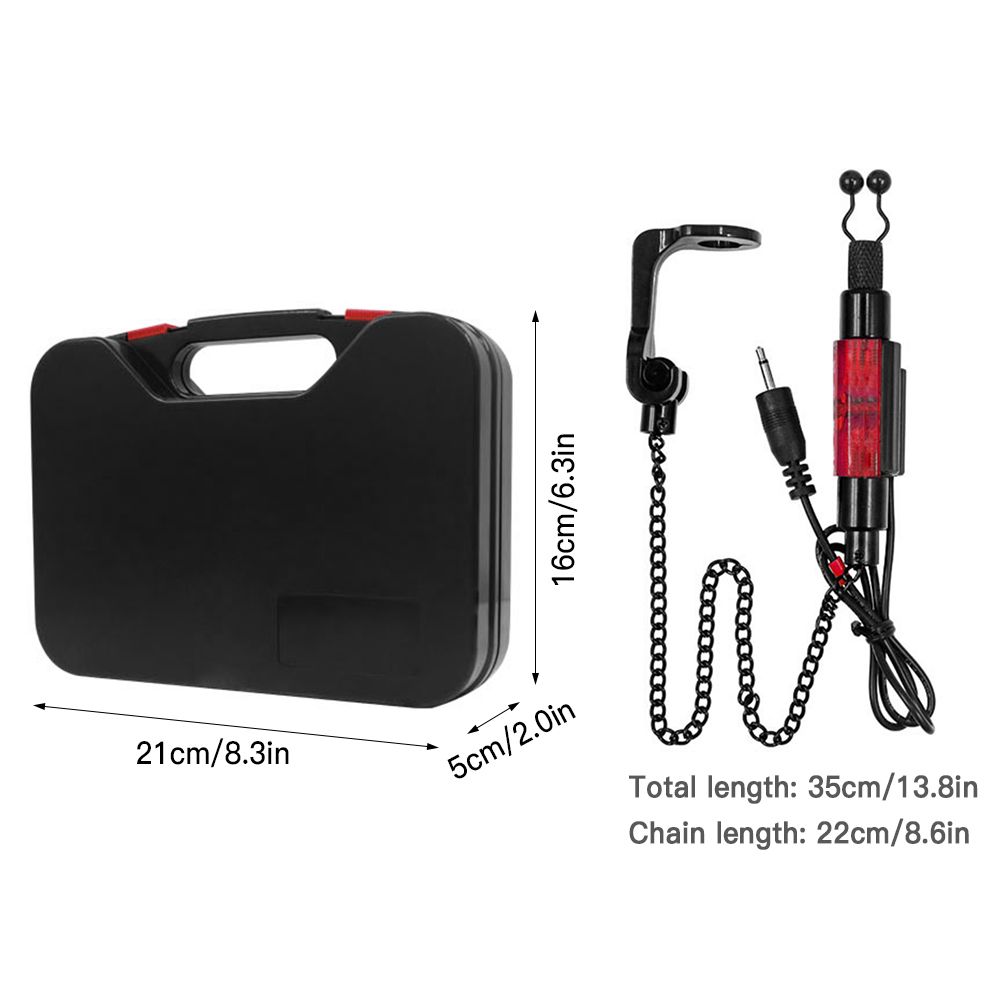 Fishing Swingers With Storage Case Chain Alert Swingers Bite