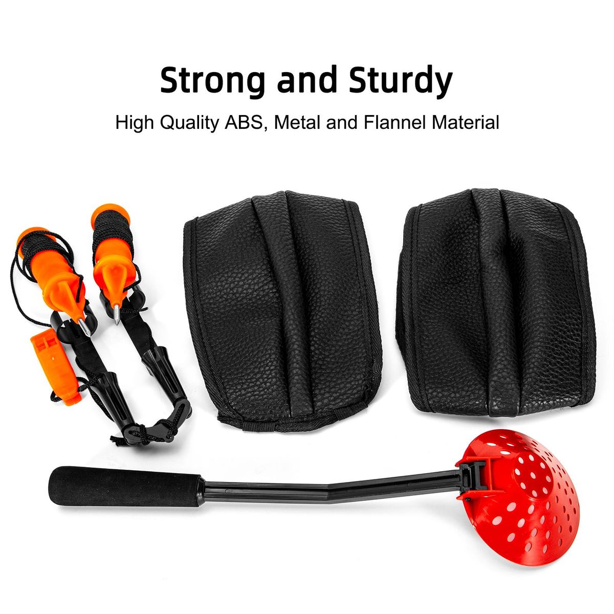 Ice Fishing Equipment Set Ice Fishing Spoon Ice Picks Knee Pads Combination