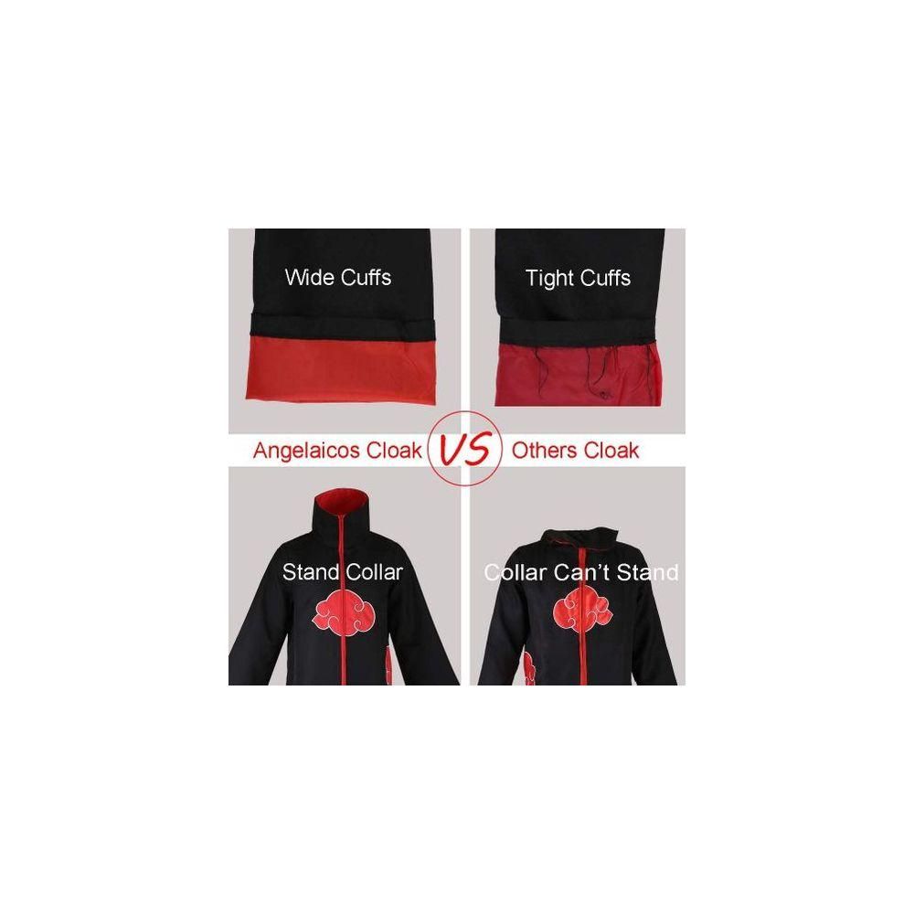 Cosplay Robe Halloween Costume Uniform Cloak Akatsuki Uchiha for Aldult Kids