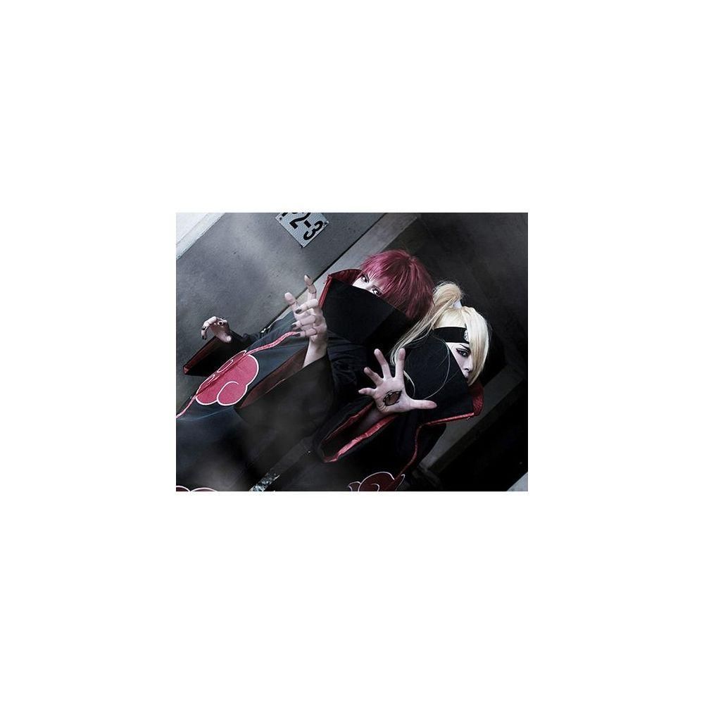 Cosplay Robe Halloween Costume Uniform Cloak Akatsuki Uchiha for Aldult Kids