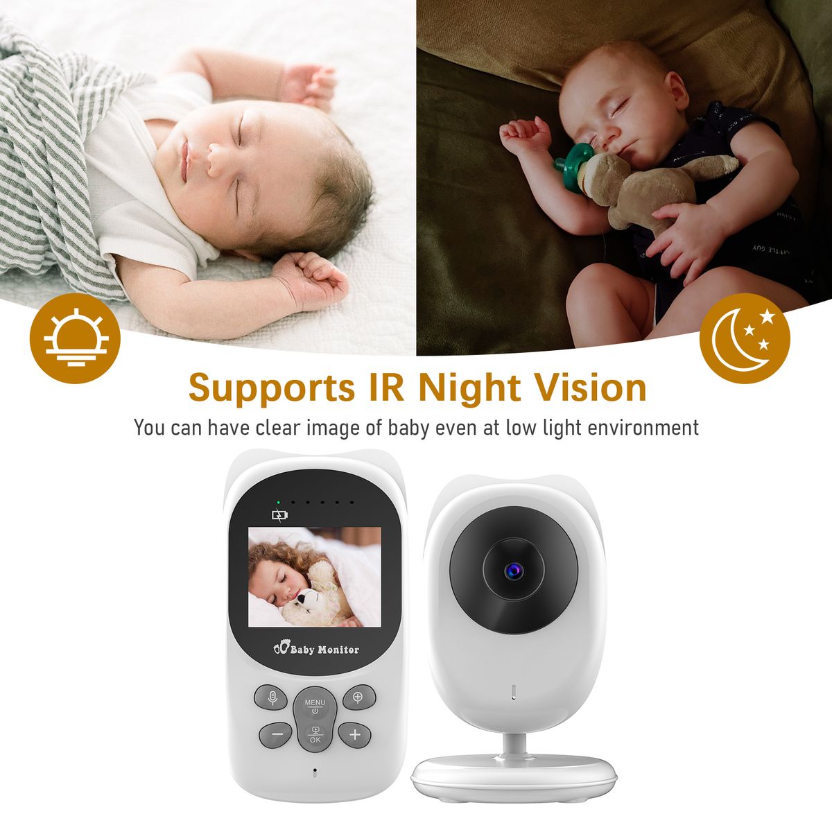 Wireless Baby Monitor Digital Camera Video Monitor For Kids