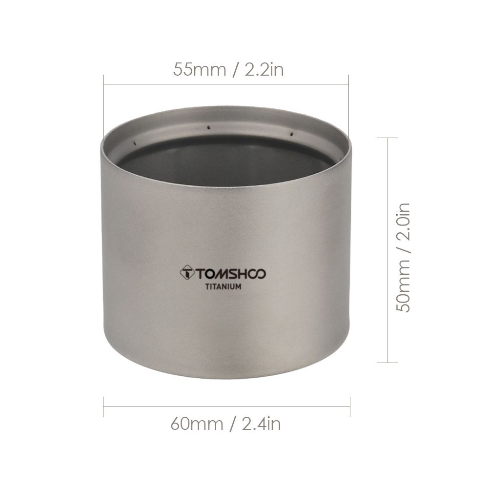 Mini Alcohol Stove Lightweight Titanium  Spirit Alcohol