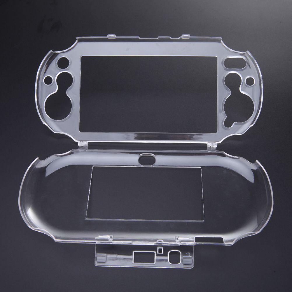 Clear Hard Case Transparent Protective Cover Shell Skin For Sony Psv2000 Psvita PS Vita PSV 2000 Crystal Console Body Protector