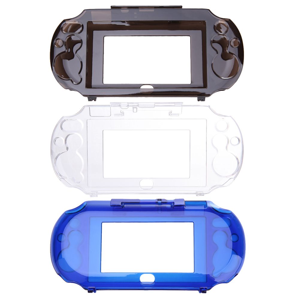 Clear Hard Case Transparent Protective Cover Shell Skin For Sony Psv2000 Psvita PS Vita PSV 2000 Crystal Console Body Protector