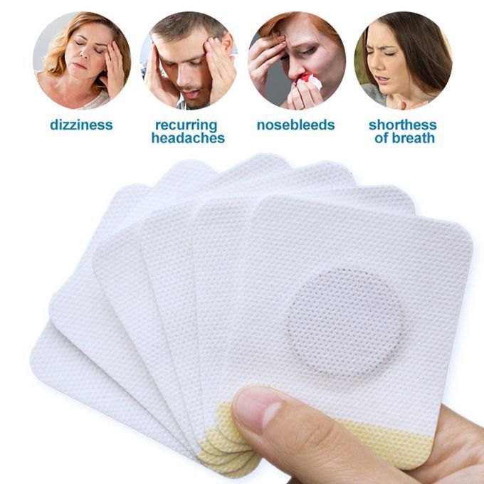12 Pcs/2 Bag Hypertension Patch Plaster Sticker Hypertension Care
