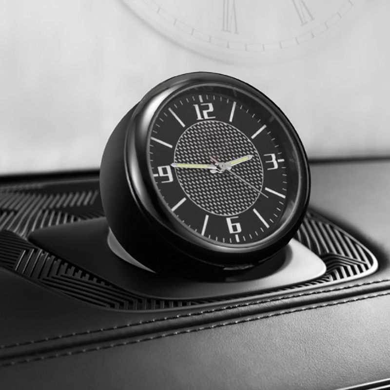 Car Interior Clock Luminous Watch, For BMW M, For Volkswagen R, For Mercedes-Benz AMG Car Quartz Clock Decoration