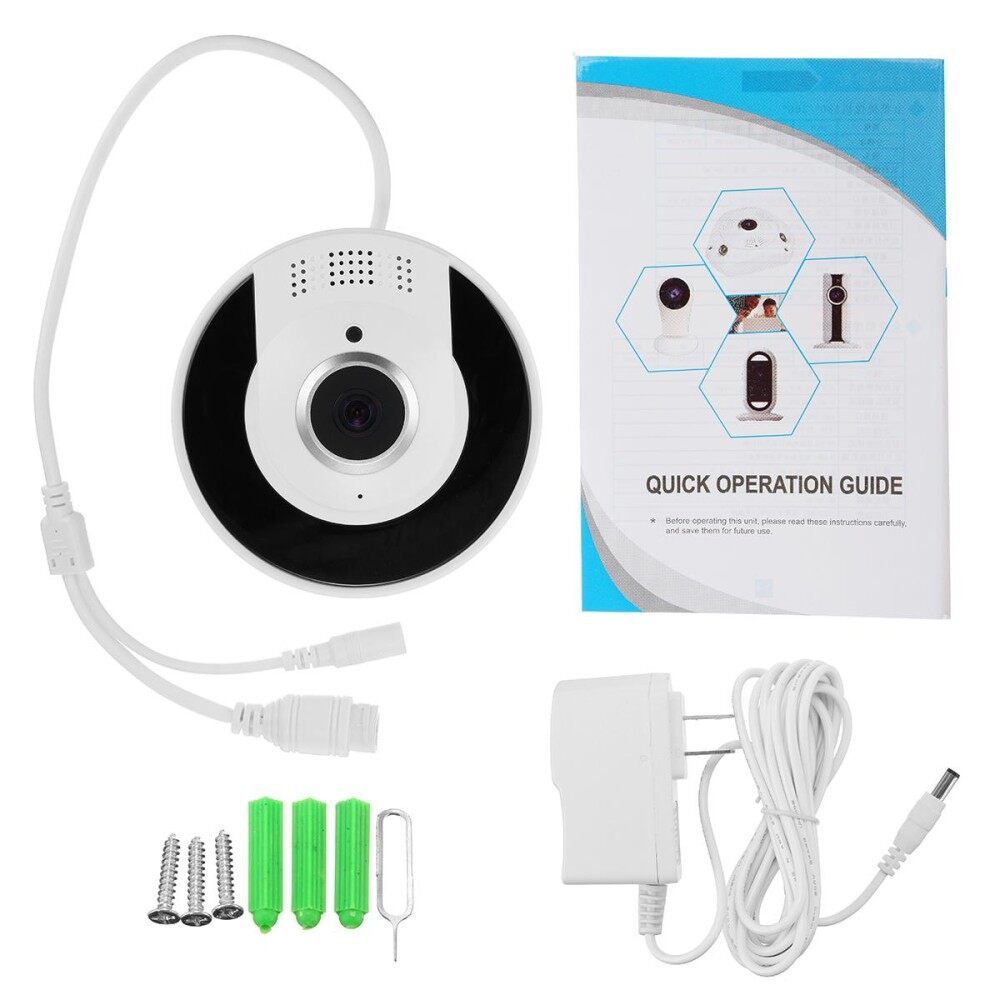 360 Drgree Panoramic Camera Wifi Wireless Remote Invigilator Camcorder US