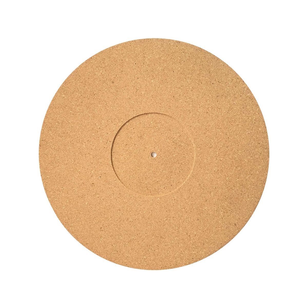 12-Inch Cork Record Pad Vinyl Record Player Pad Cork Pad Gramophone Record Shock-absorbing Pad Reduce Noise Anti-static