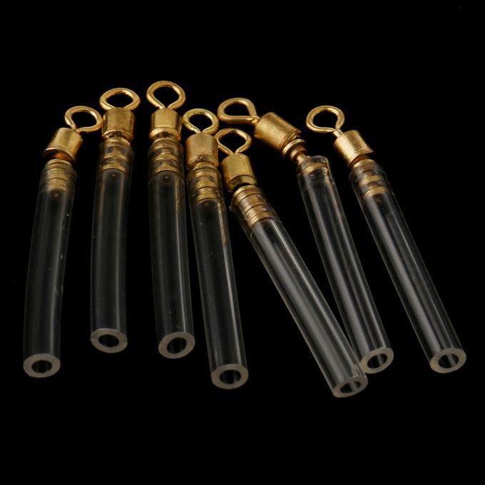 50pcs Carp   Copper Head Rotating  Float Plastic L