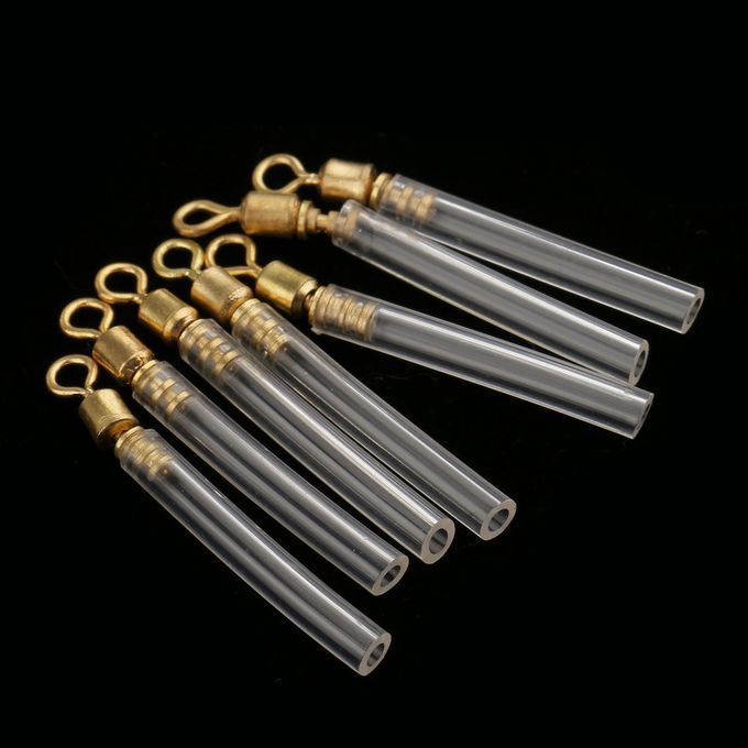 50pcs Carp   Copper Head Rotating  Float Plastic L