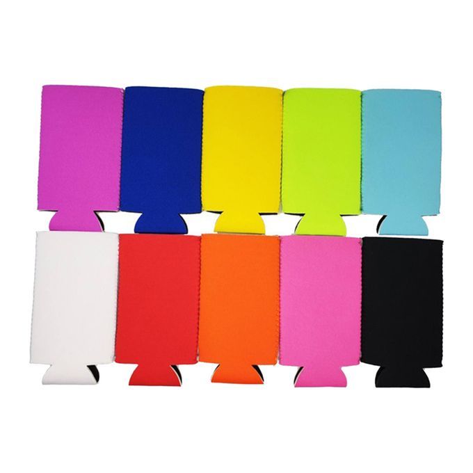 10x  Can Cooler Drink Sleeves Water Bottle Covers Reusable Home