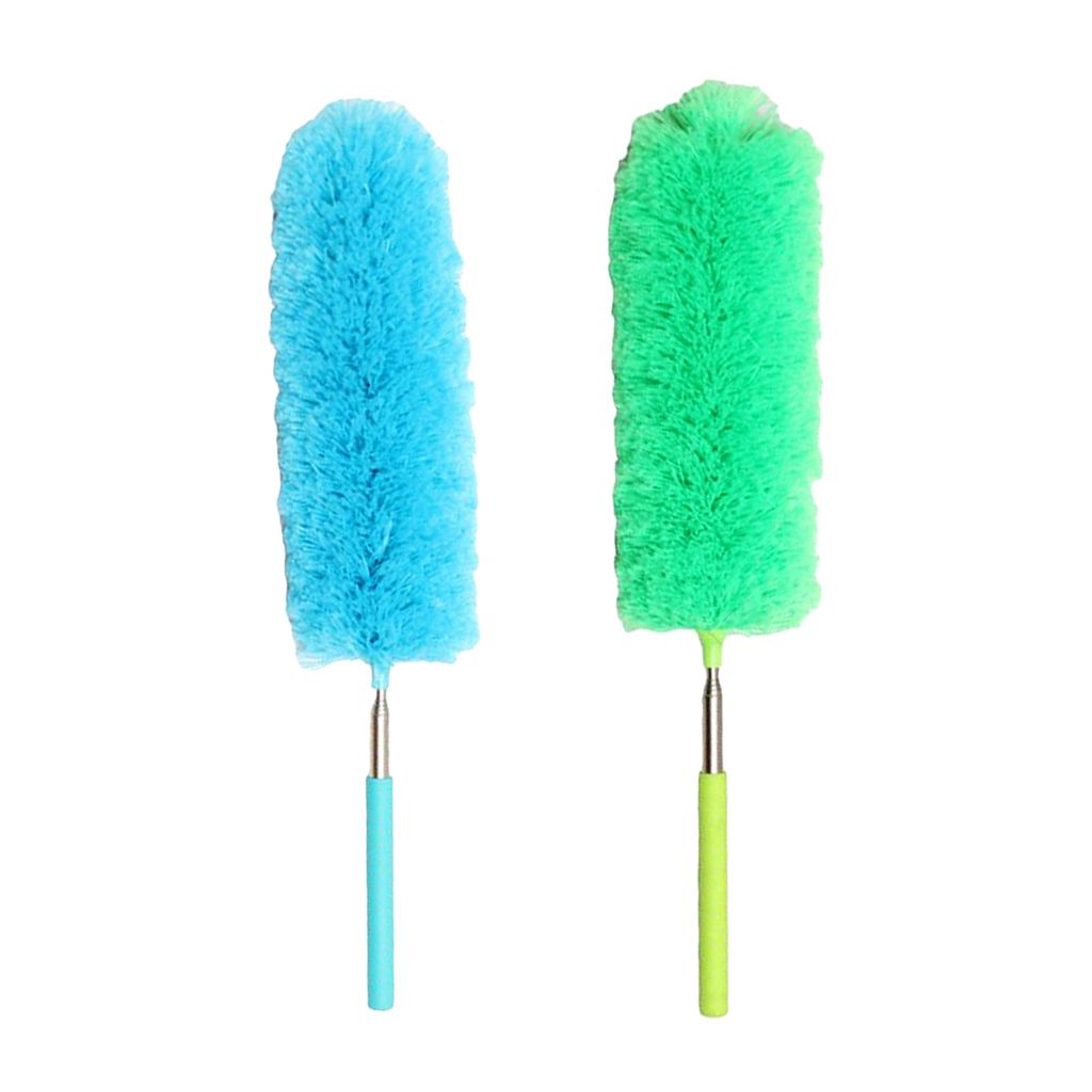 2x Microfiber Cleaning Duster Telescopic Duster Brush