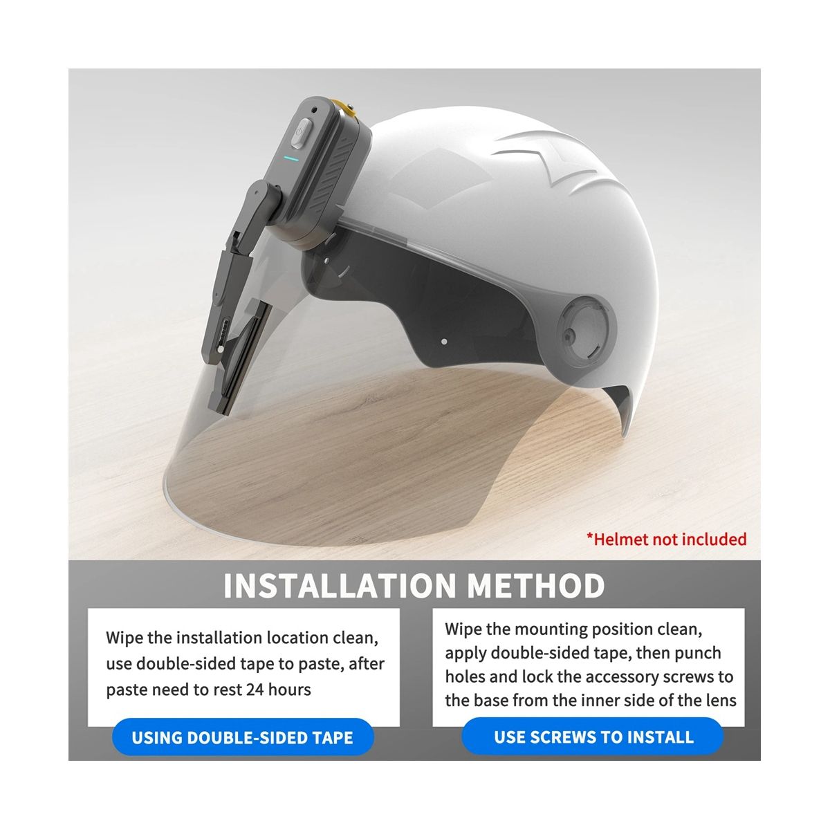 1200MAh Motorcycle Helmet Electric Wiper Motor