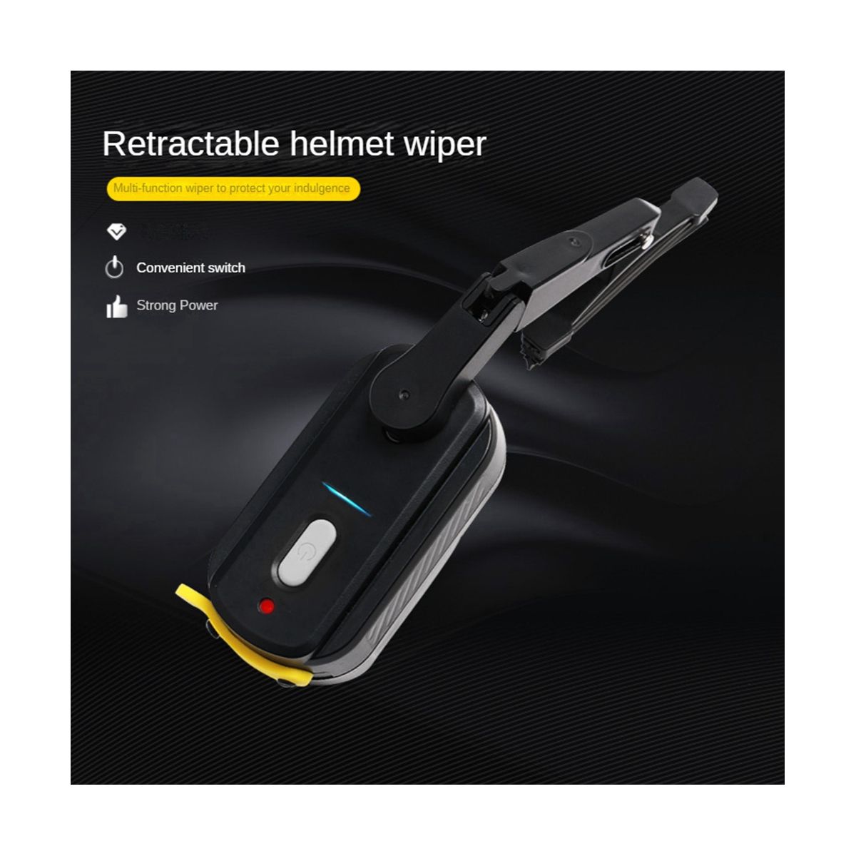 1200MAh Motorcycle Helmet Electric Wiper Motor