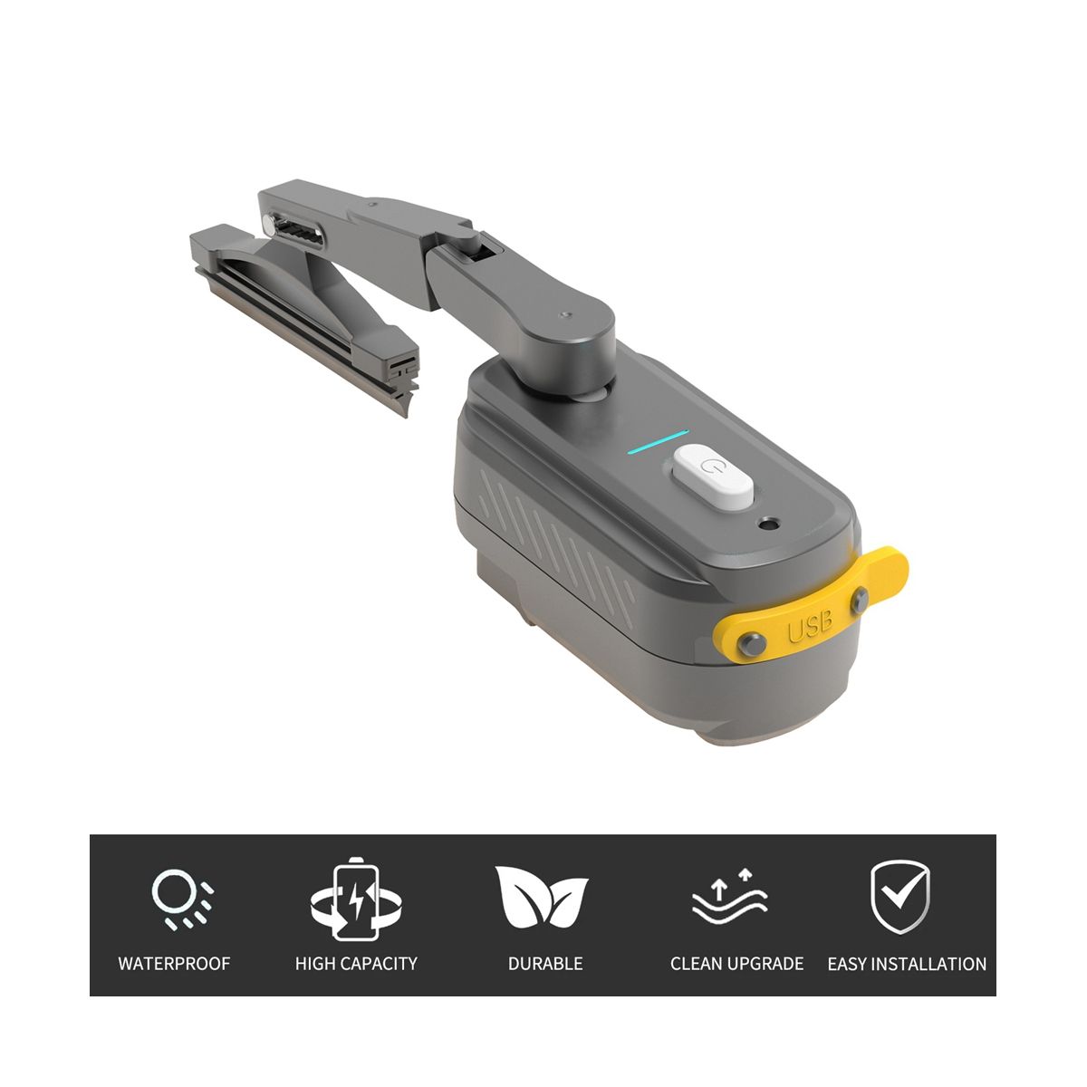 1200MAh Motorcycle Helmet Electric Wiper Motor
