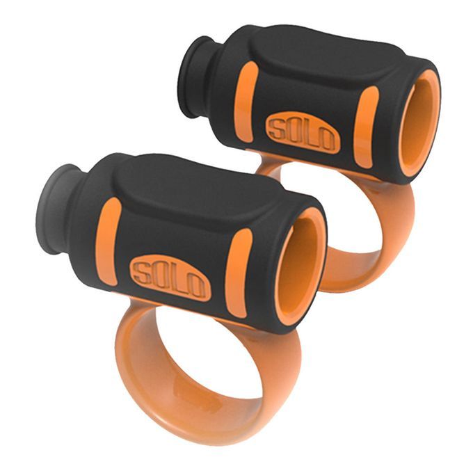Pair Drum Stick Control Clip Silicone Drumsticks Grip Beginner Orange