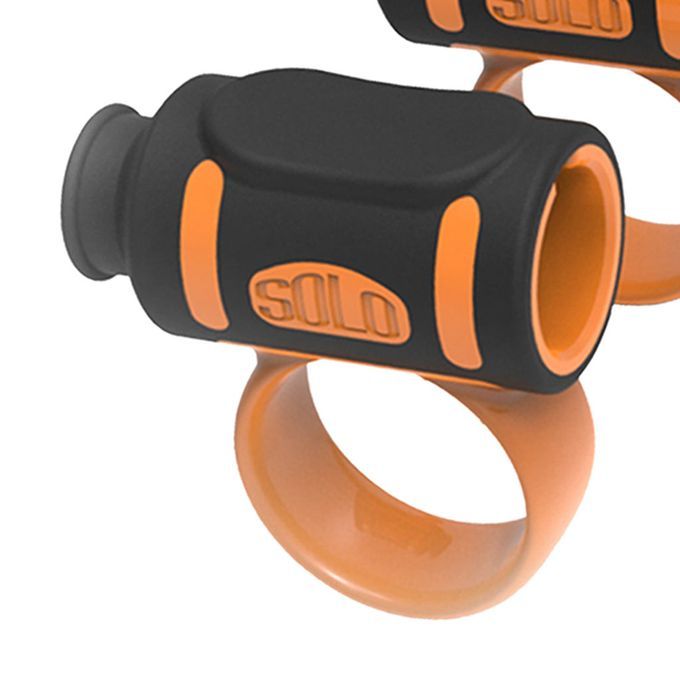 Pair Drum Stick Control Clip Silicone Drumsticks Grip Beginner Orange