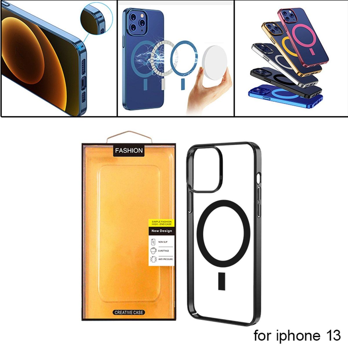 Mobile Phone Case Anti-Fall Scratch Resistant Clear
