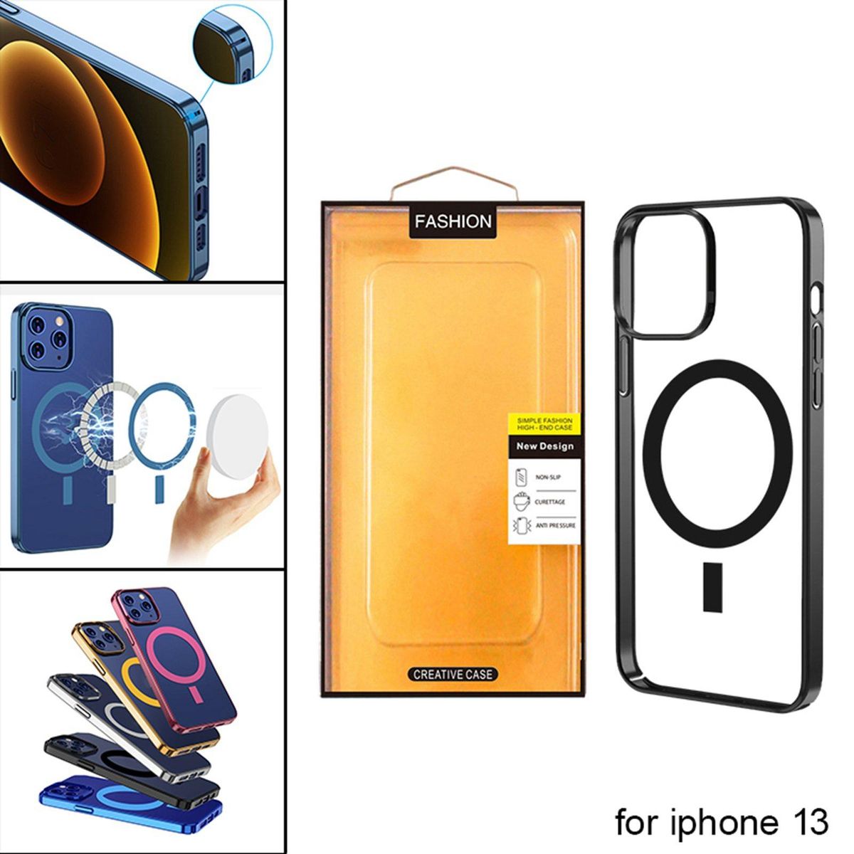 Mobile Phone Case Anti-Fall Scratch Resistant Clear